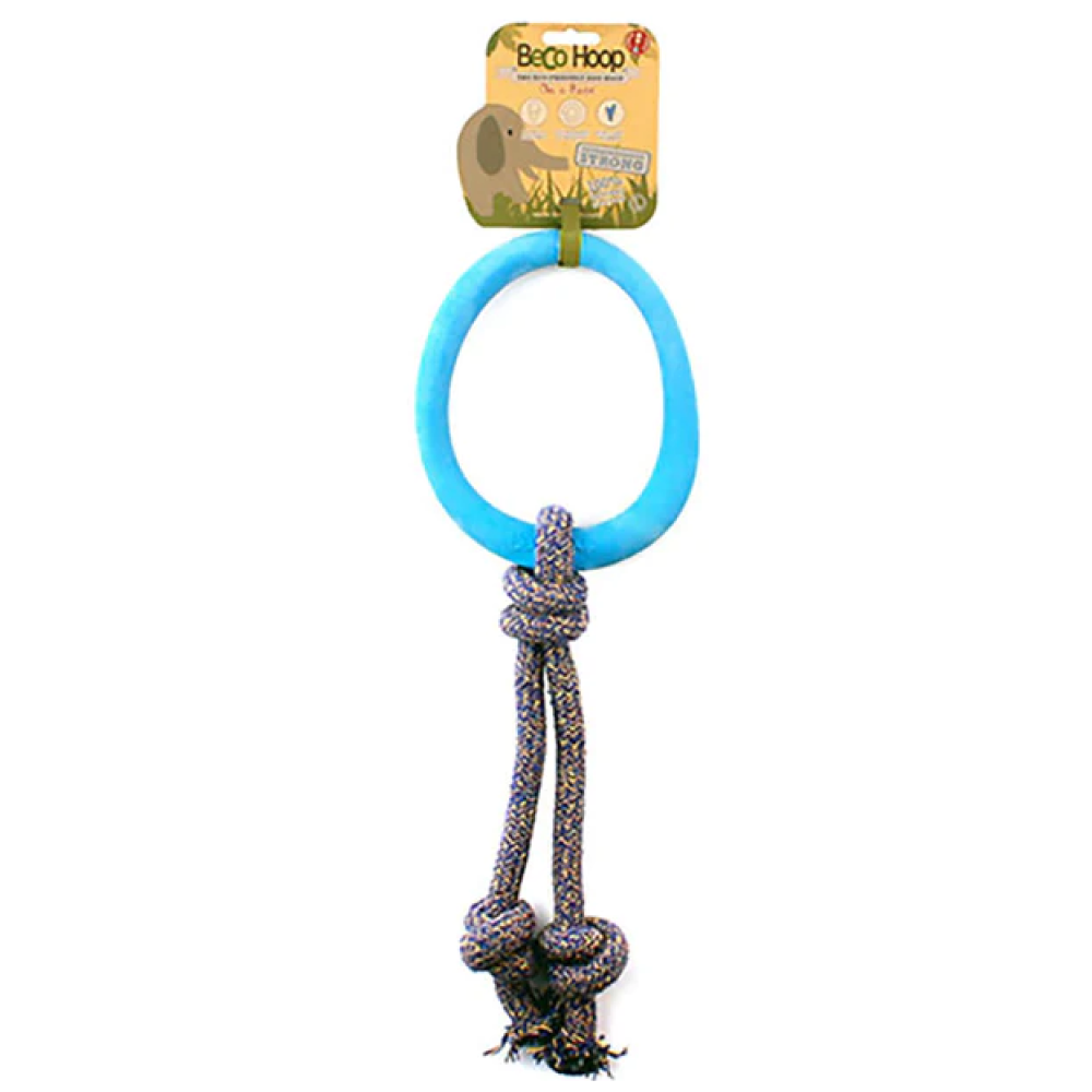 Beco Hoop On Rope Toy for Dogs