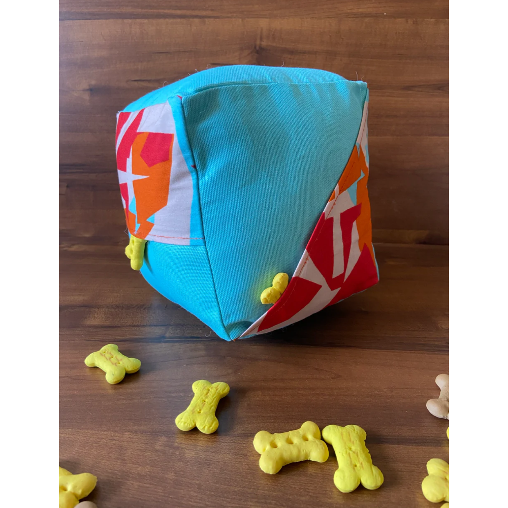 FurBuddies Jamaican Teal Vibe Puzzle Toy for Dogs