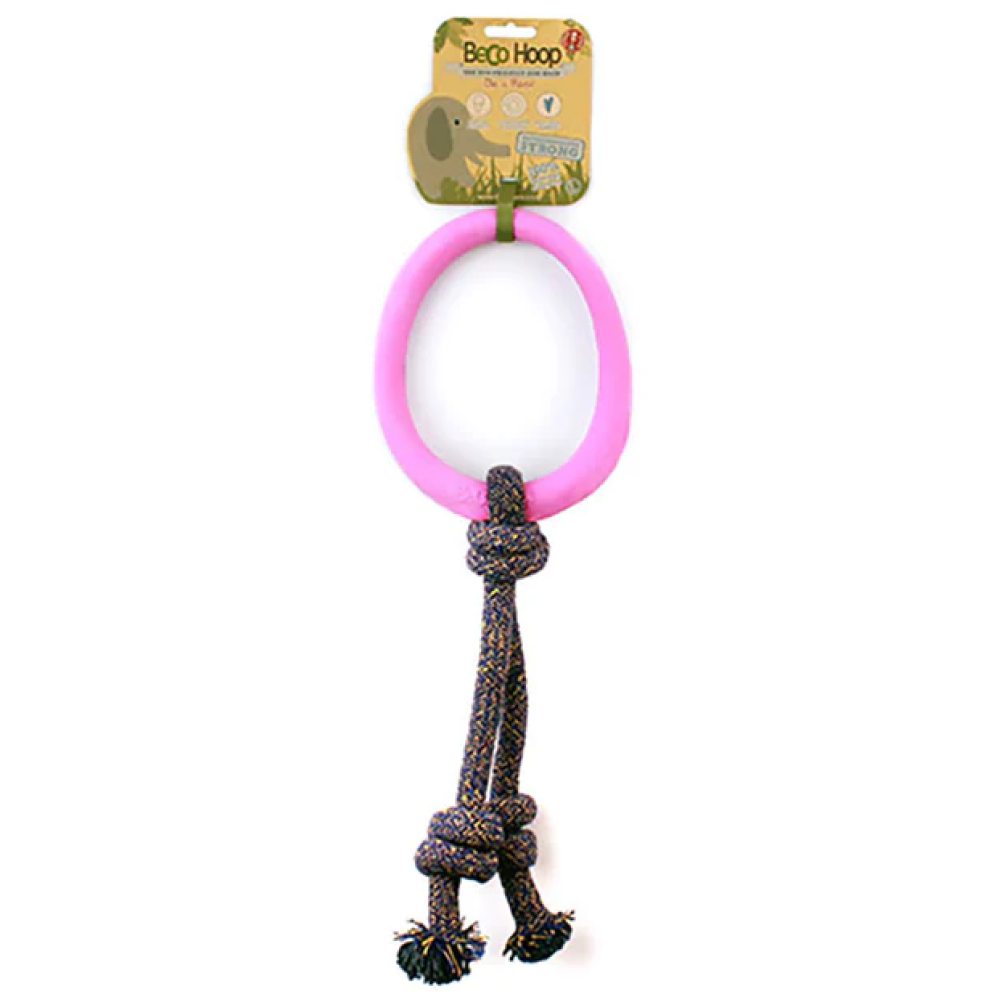 Beco Hoop On Rope Toy for Dogs