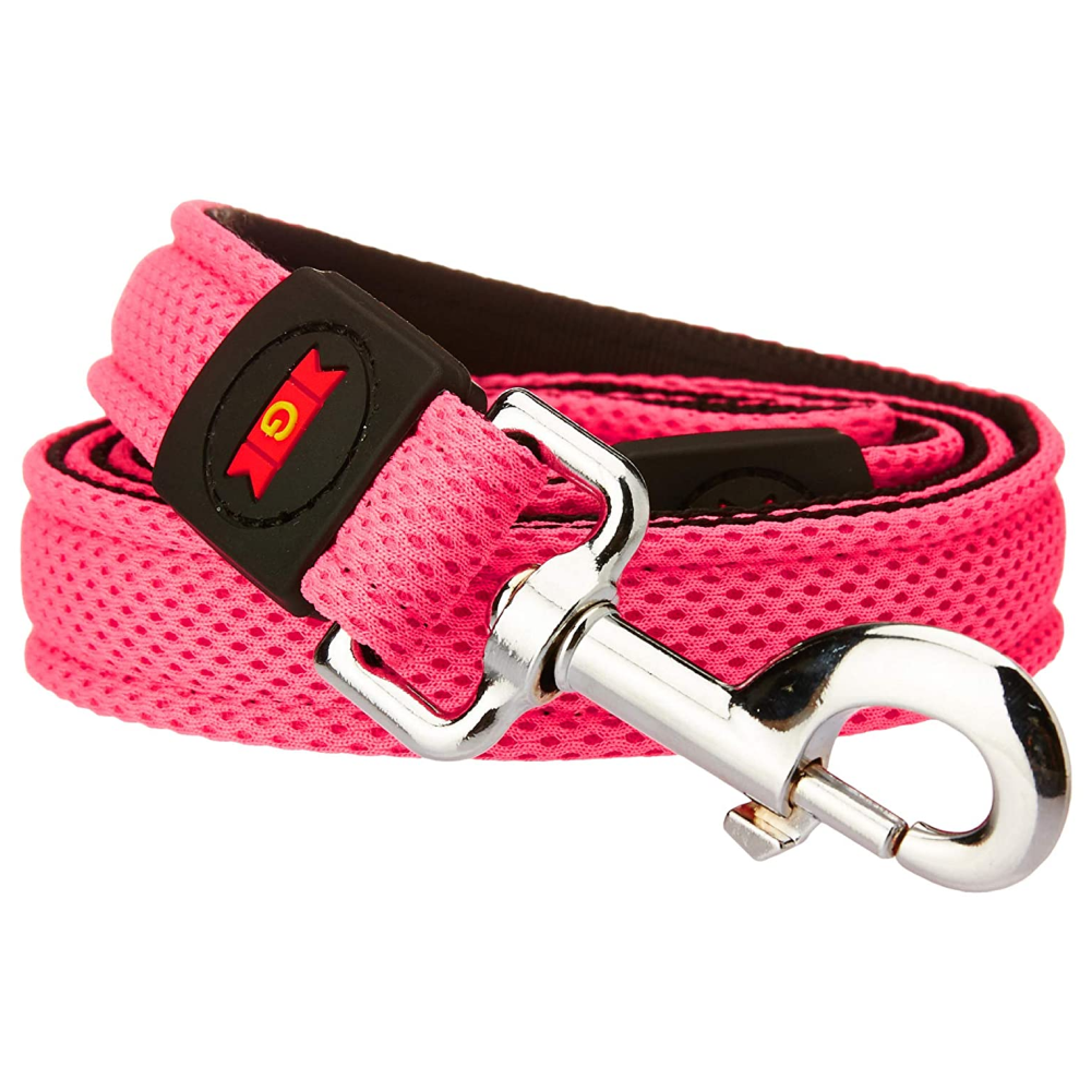 Glenand Nylon Mesh Leash for Dogs (Pink)