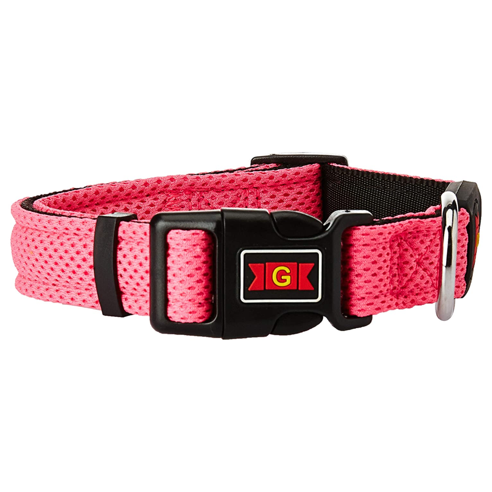Glenand Nylon Mesh Leash for Dogs (Pink)