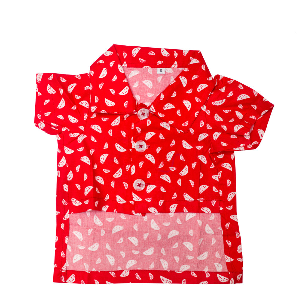 Pet And Parents (Namaste Pets) Juicy Melon Printed Shirt for Dogs