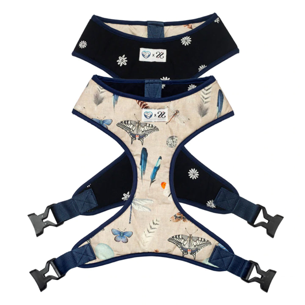 Pet And Parents (Namaste Pets) Flying Daisy Reversible Harness for Dogs