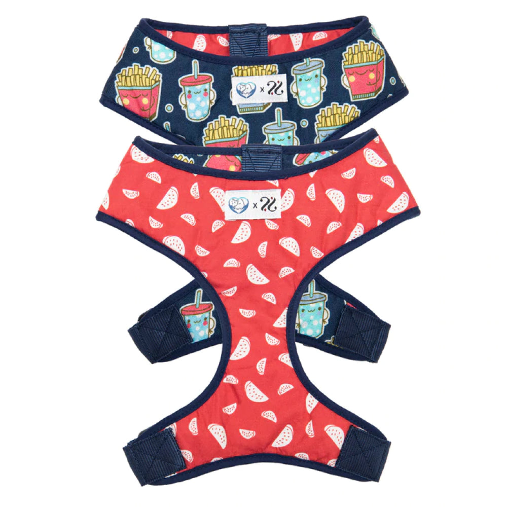 Pet And Parents (Namaste Pets) Watermelon Fries Reversible Harness for Dogs