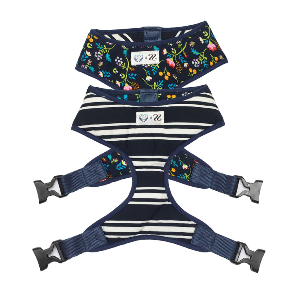 Pet And Parents (Namaste Pets) Stripy Garden Reversible Harness for Dogs