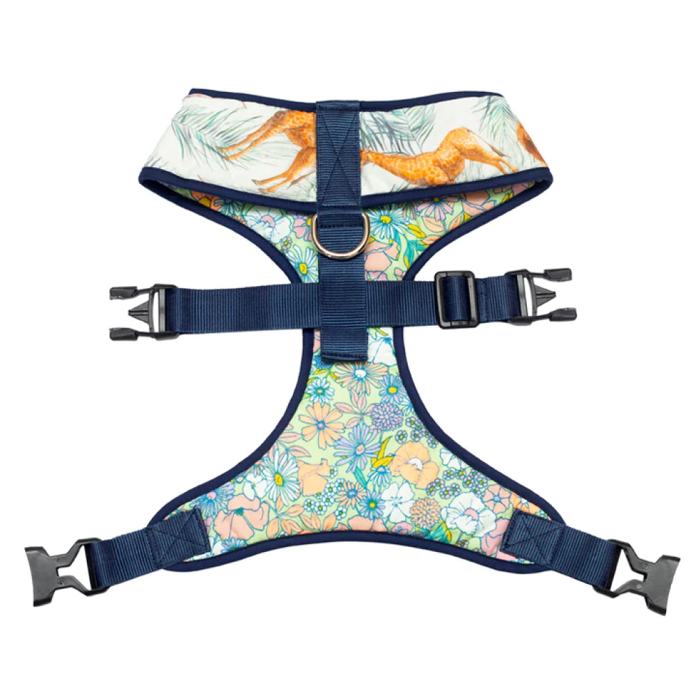 Pet And Parents (Namaste Pets) Floral Jungle Reversible Harness for Dogs