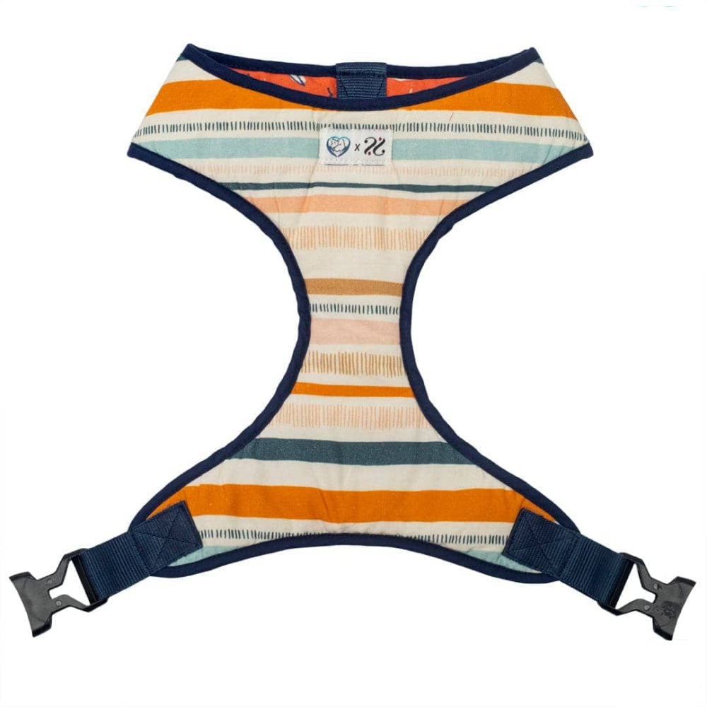 Pet And Parents (Namaste Pets) Stripy Palms Reversible Harness for Dogs