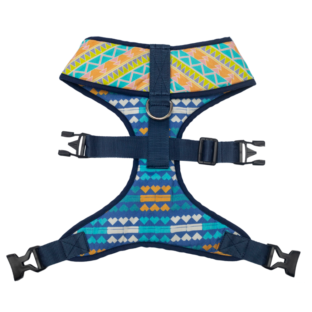 Pet And Parents (Namaste Pets) Angular Hearts Reversible Harness for Dogs