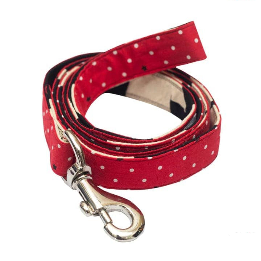 Pet And Parents (Namaste Pets) Starry Graffiti Leash for Dogs (Red)