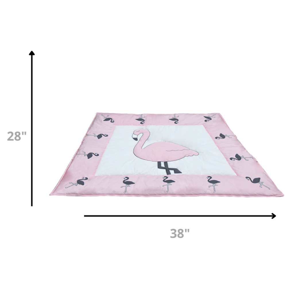 Jazz My Home Flamingo Fun Playmat for Dogs (Hand-Made)