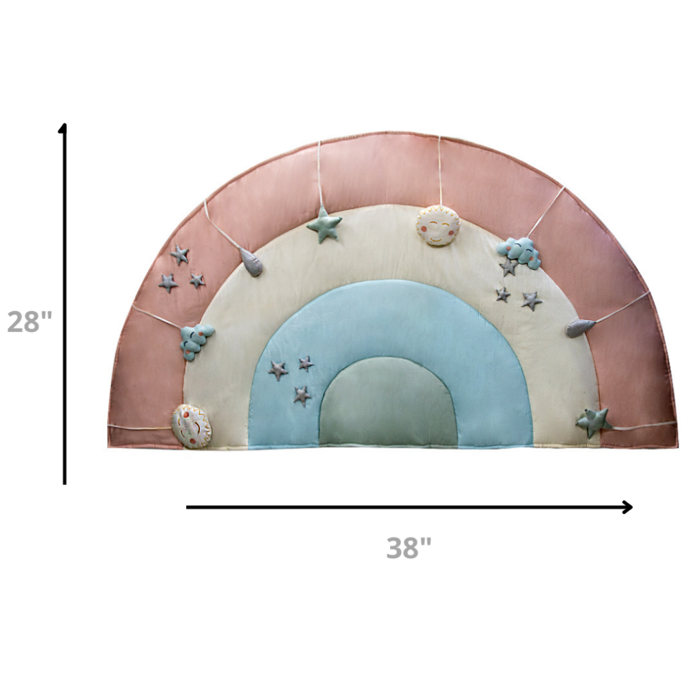Jazz My Home Rainbow Rolls Playmat for Dogs (Hand-Made)