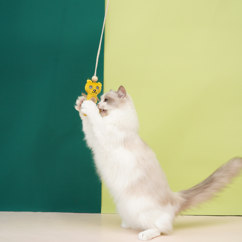Fofos Cat Wand Tiger Toy for Cats