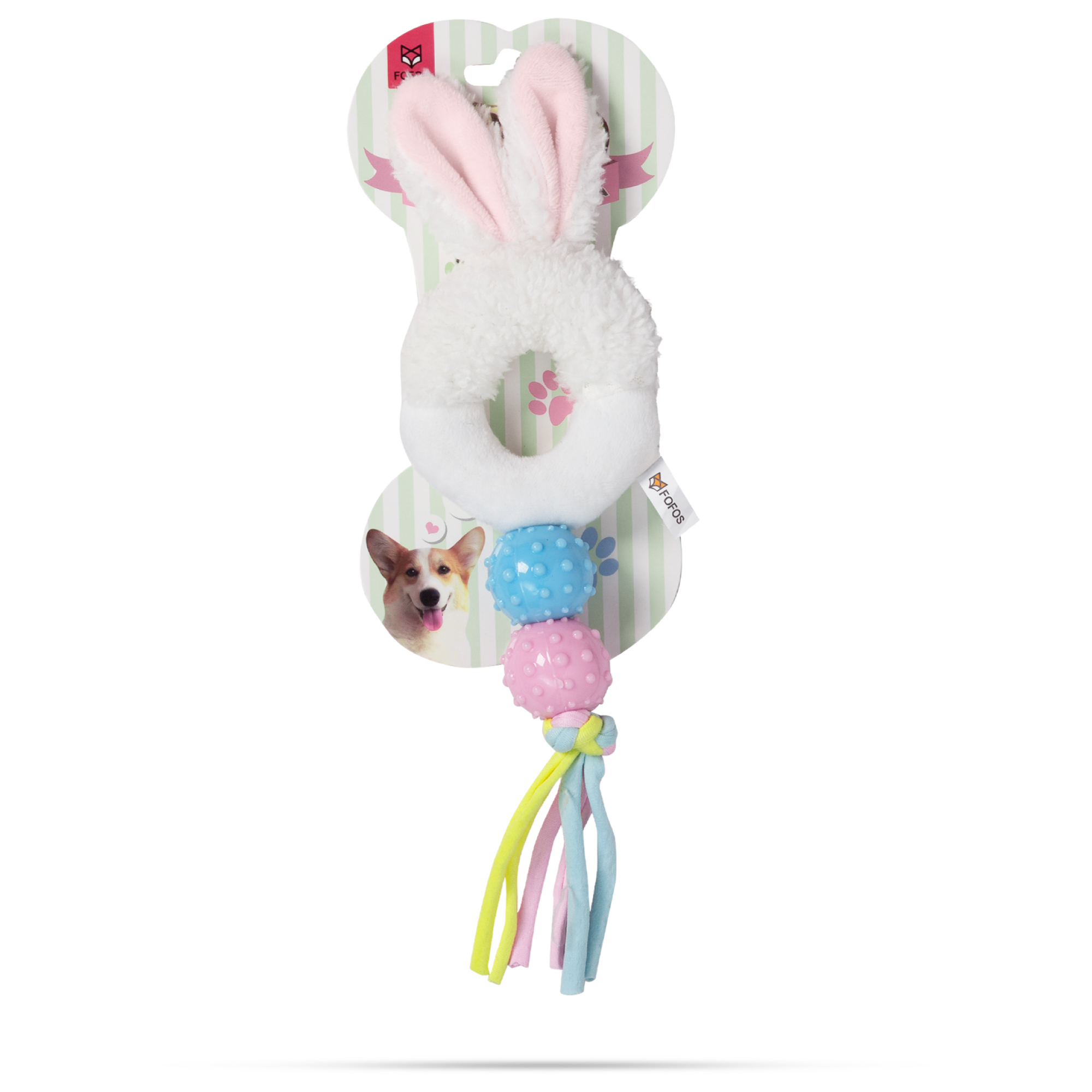Fofos Baby Pet Rabbit Toy for Dogs