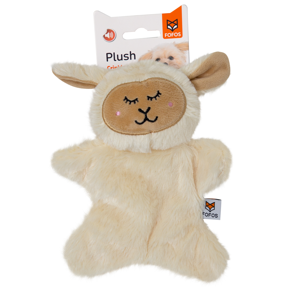 Fofos Glove Plush Sheep Toy for Dog