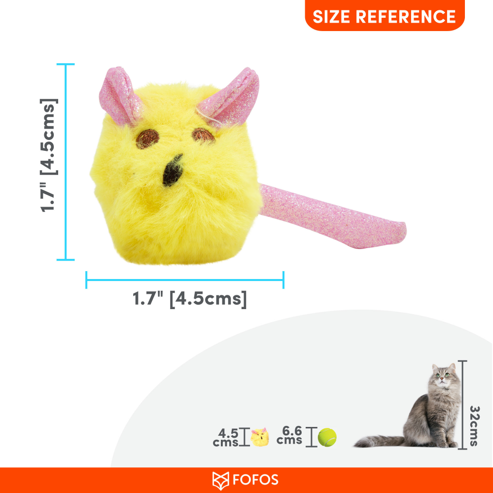 Fofos Rattle Mouse Toy for Cat