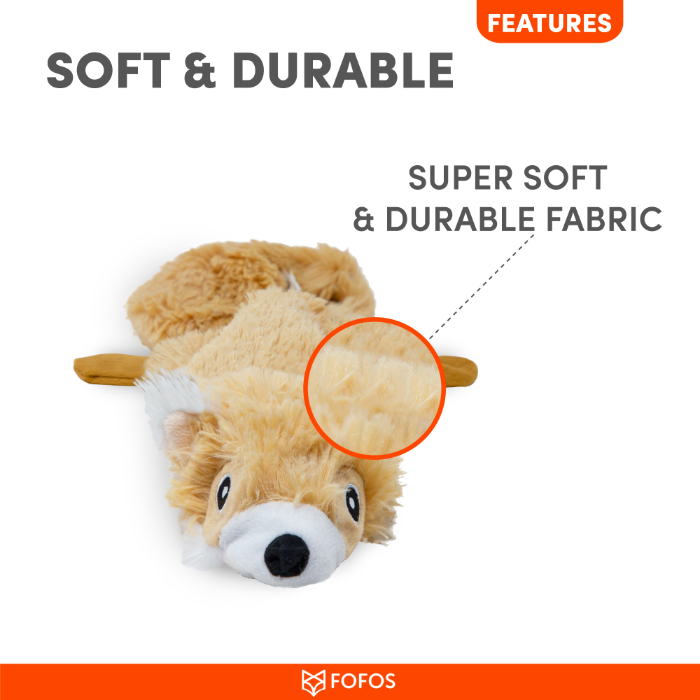 Fofos Skinneez Squirrel Toy for Dog