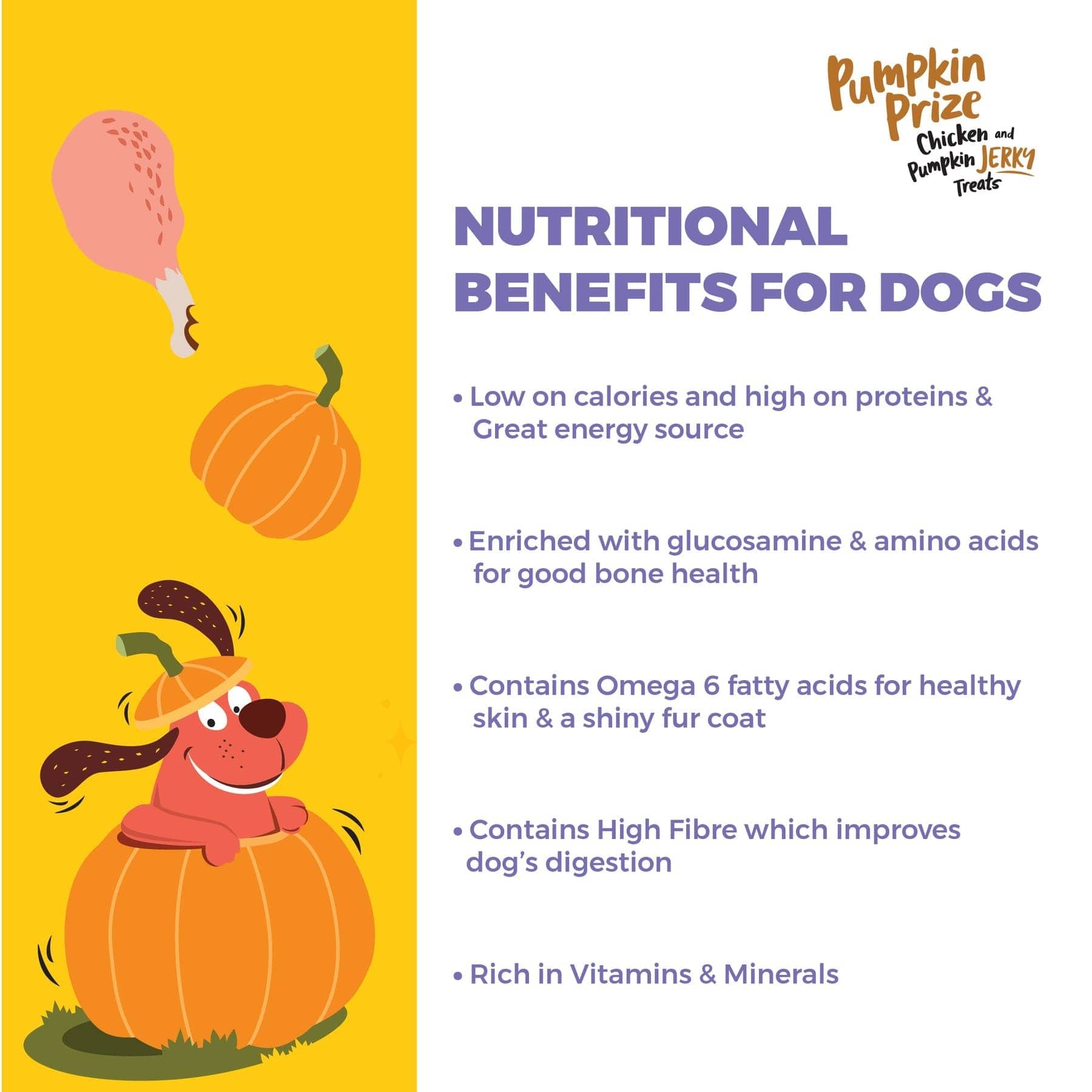 Captain Zack Pumpkin Prize Chicken & Pumpkin Jerky Treats