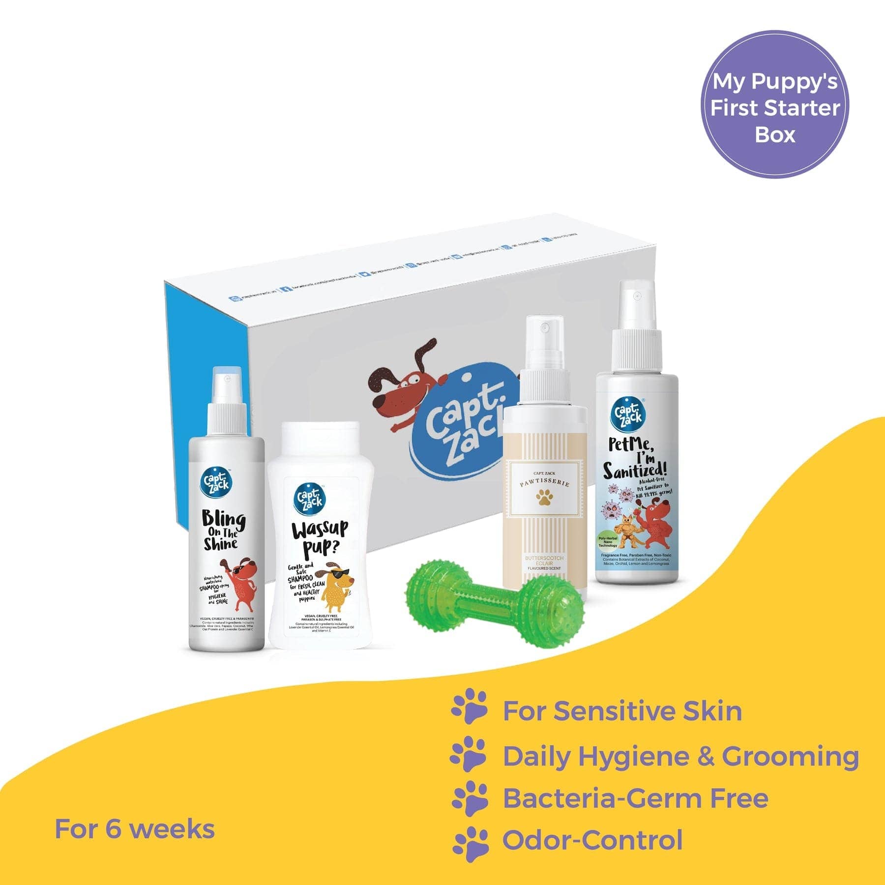 Captain Zack The Puppy Groom Box