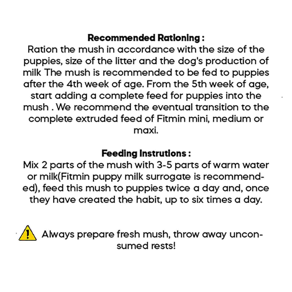 Dibaq Fitmin Puppy Mush Cereal