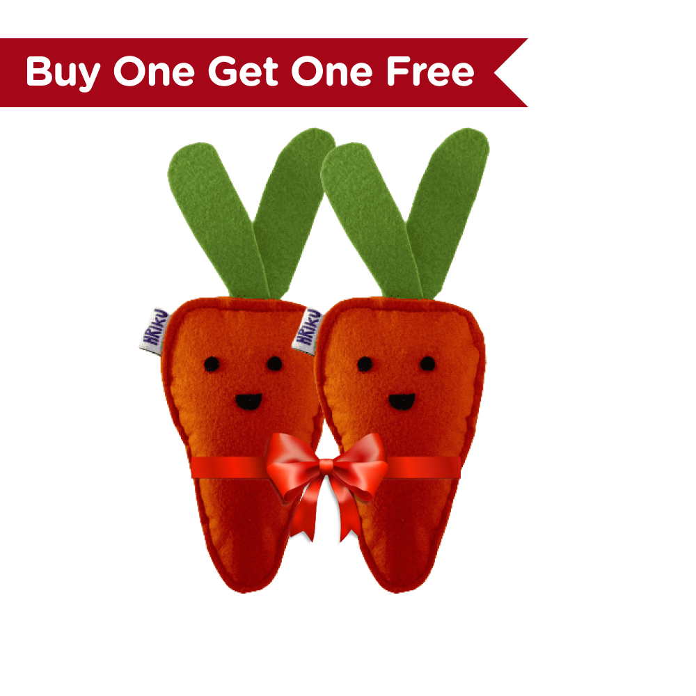 Hriku Sumulak (Carrot) Catnip Toy for Cats (Buy One Get One Free)