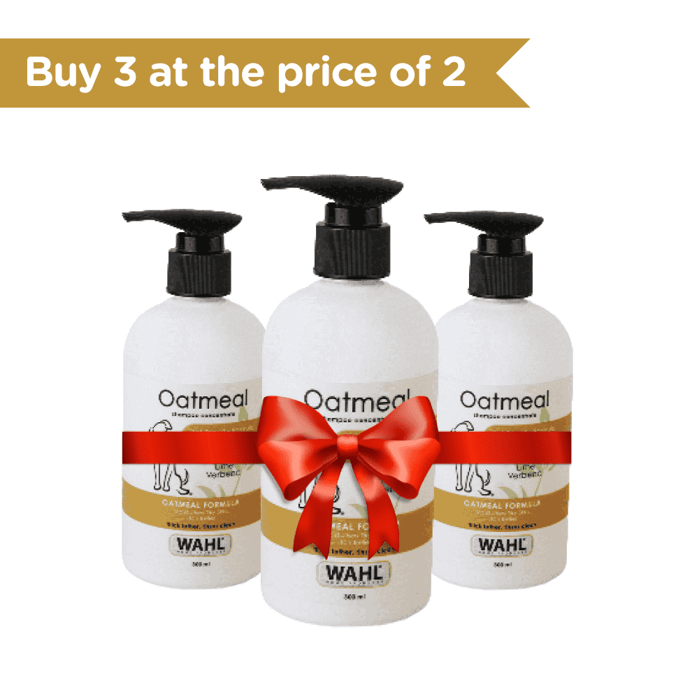 Wahl Oatmeal Coconut Lime Verbana Shampoo for Dogs (Pack of 3)