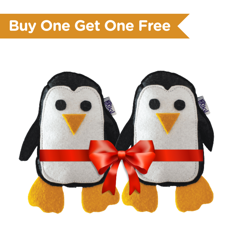 Hriku Pankheen (Penguin) Catnip Toy for Cats (Buy 1 Get 1 Free)