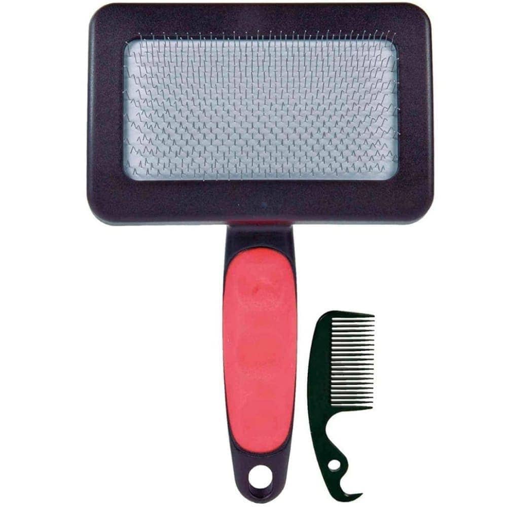 Trixie Soft Plastic Slicker Brush for Pets