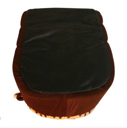 Hiputee Bee Shape Dotted Dual Color Velvet Fabric/Hut for Pets