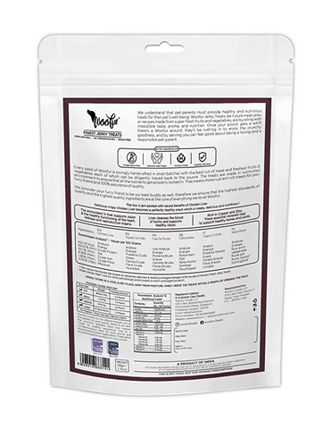 Woofur finest Jerky Chicken Liver Dog Treats