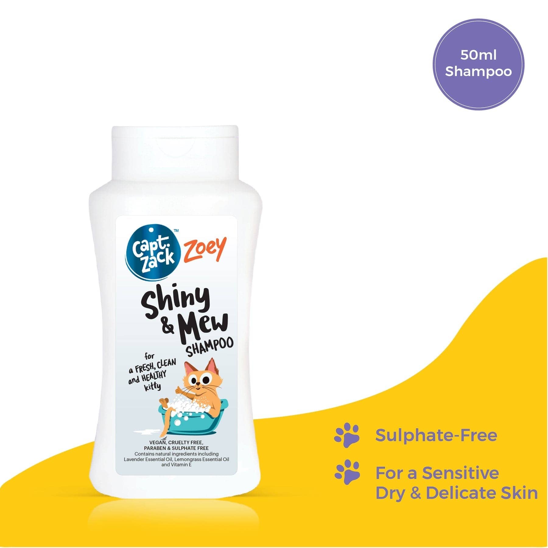 Captain Zack Zoey Shiny & Mew Shampoo for Cats