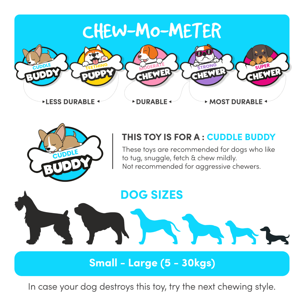 Fofos Skinneez Squirrel Toy for Dog