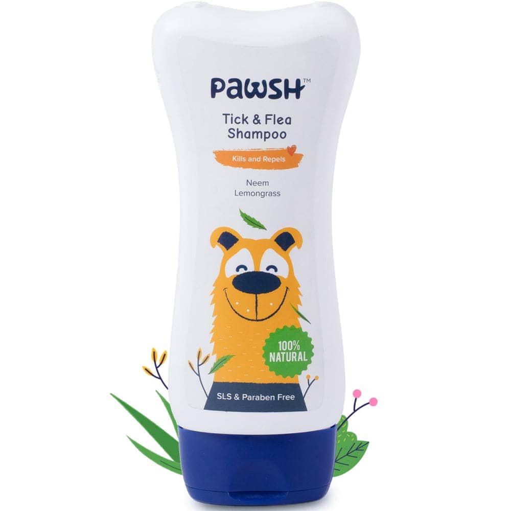 Pawsh Tick & Flea Shampoo for Dogs