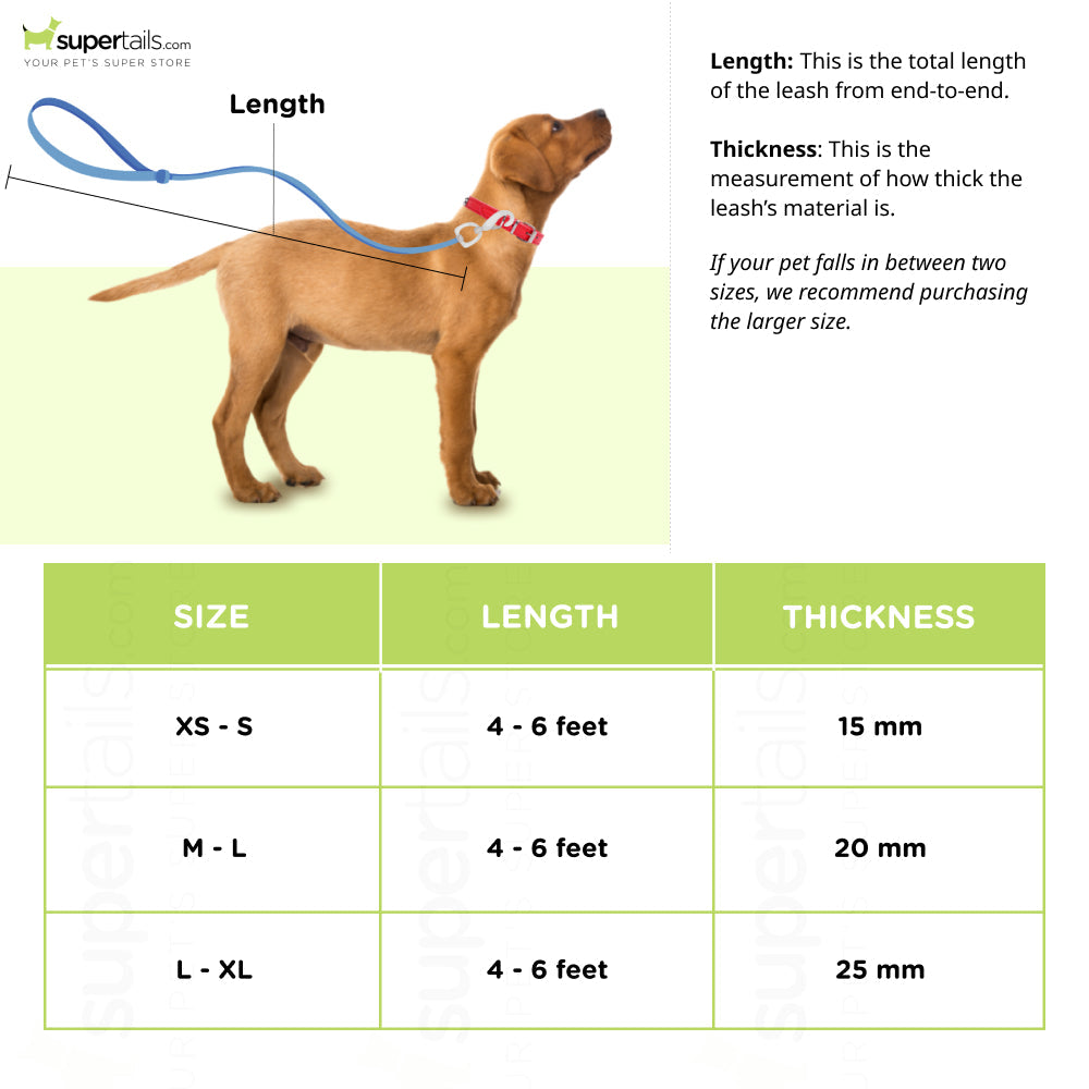 Trixie Classic Lead Fully Adjustable Leash for Dogs (Red)
