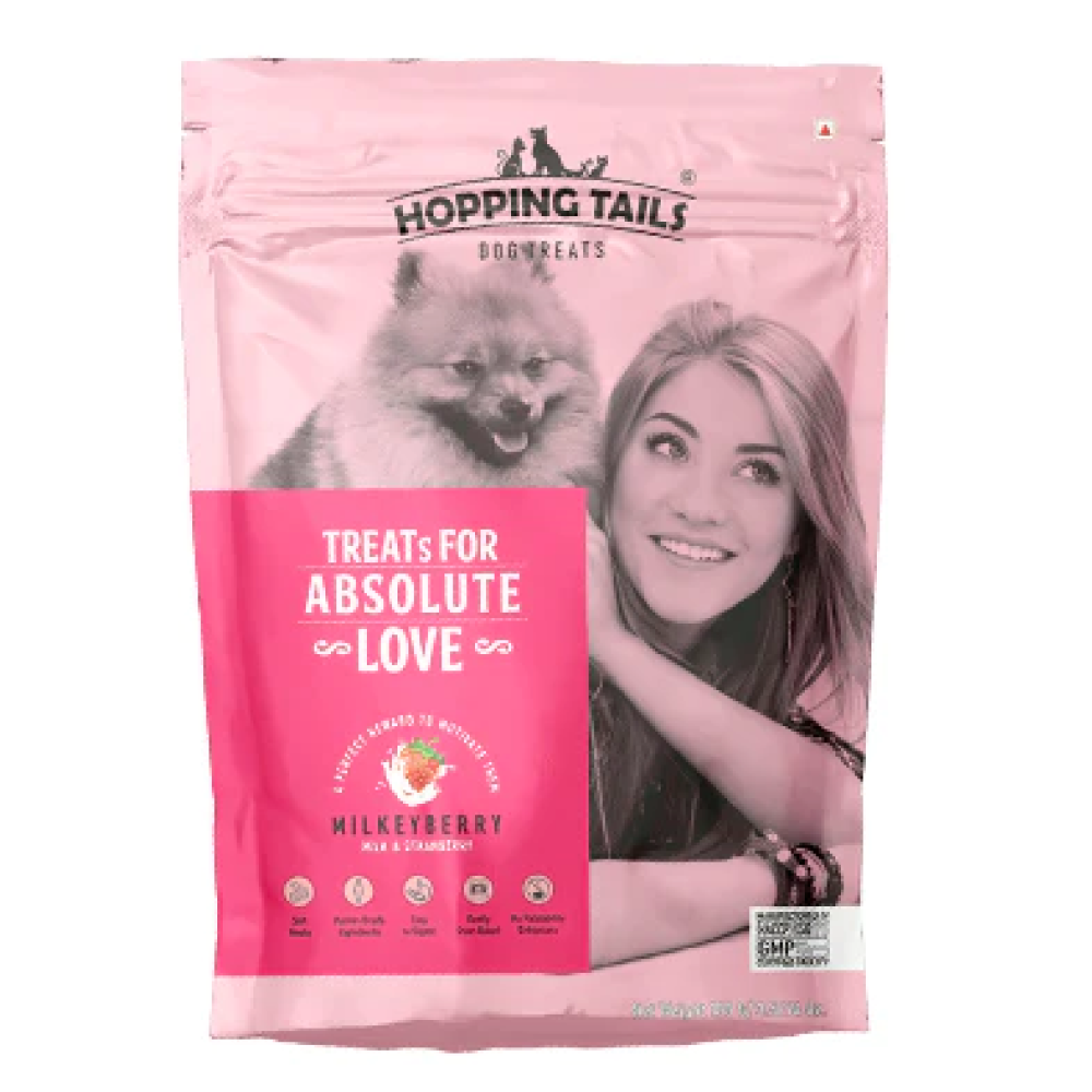 Hopping Tails Milky Berry Dog Treats
