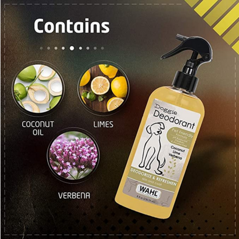 Wahl Doggie Coconut Lime Verbena Deodorant for Dogs