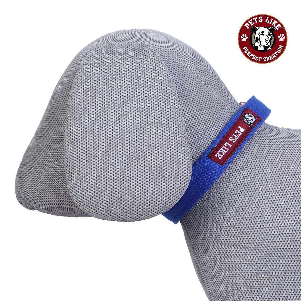 Pets Like Spun Polyester Collar for Dogs (Royal Blue)