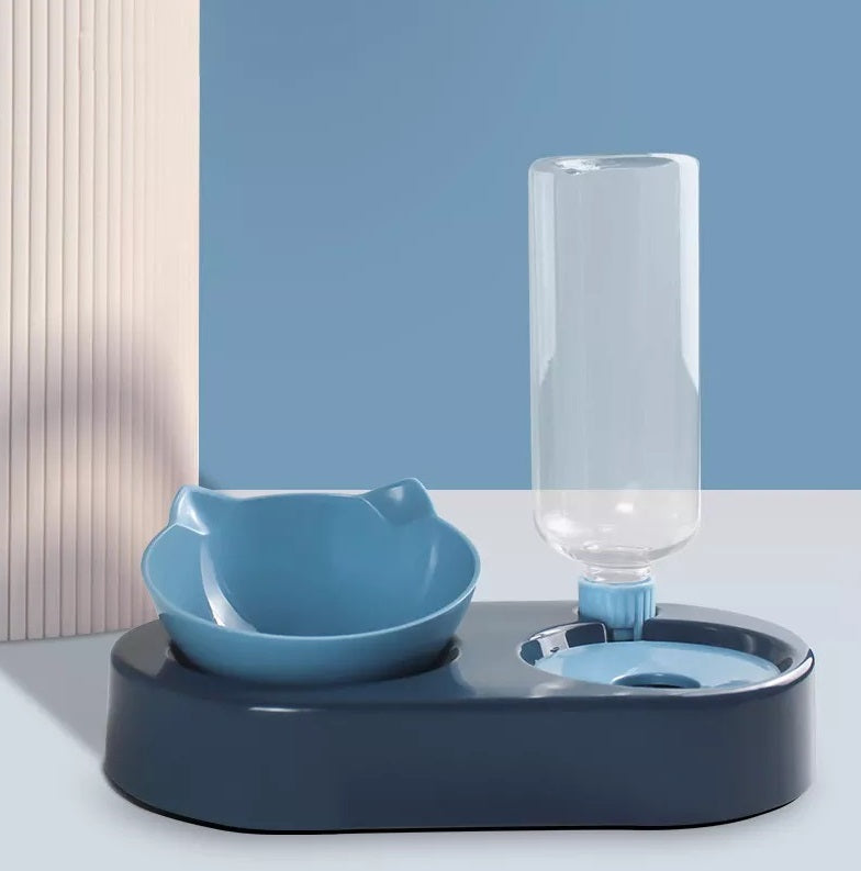 PetGains 2-in-1 Automatic Food and Water Dispenser for Pets