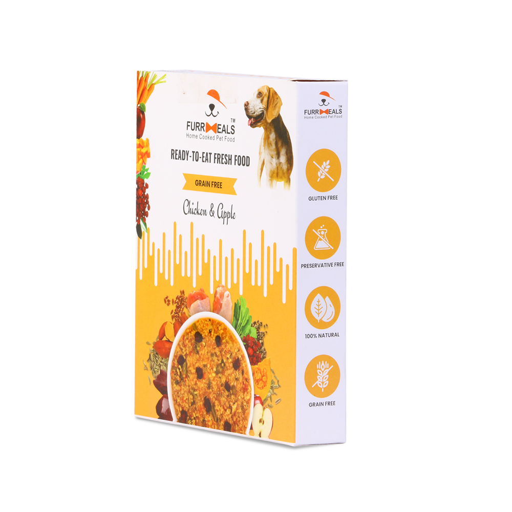 FurrMeals Grain Free Chicken & Apple Ready-to-Eat Dog Wet Food (Small Dogs)