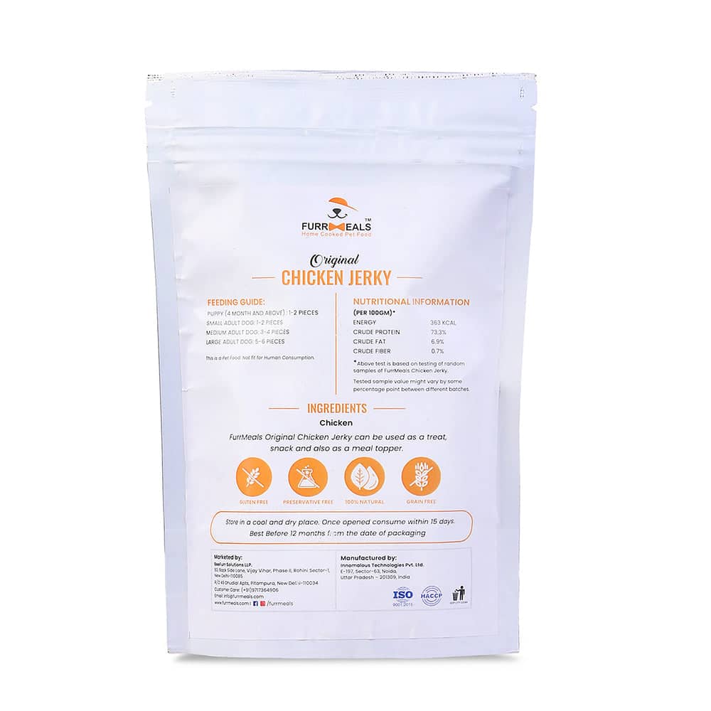 FurrMeals Original Chicken Jerky Dog Treats
