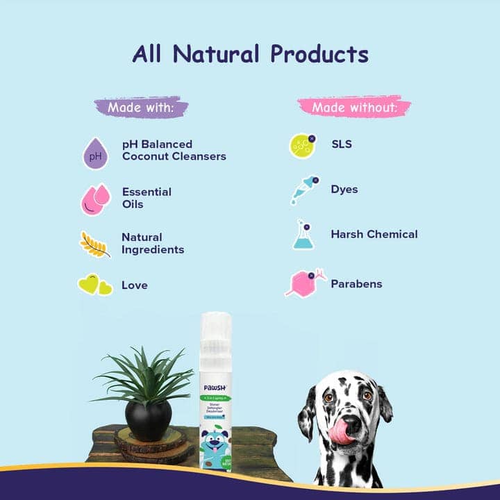 Pawsh 3 in 1 Spray (Shiner+Detangler+Deodoriser)