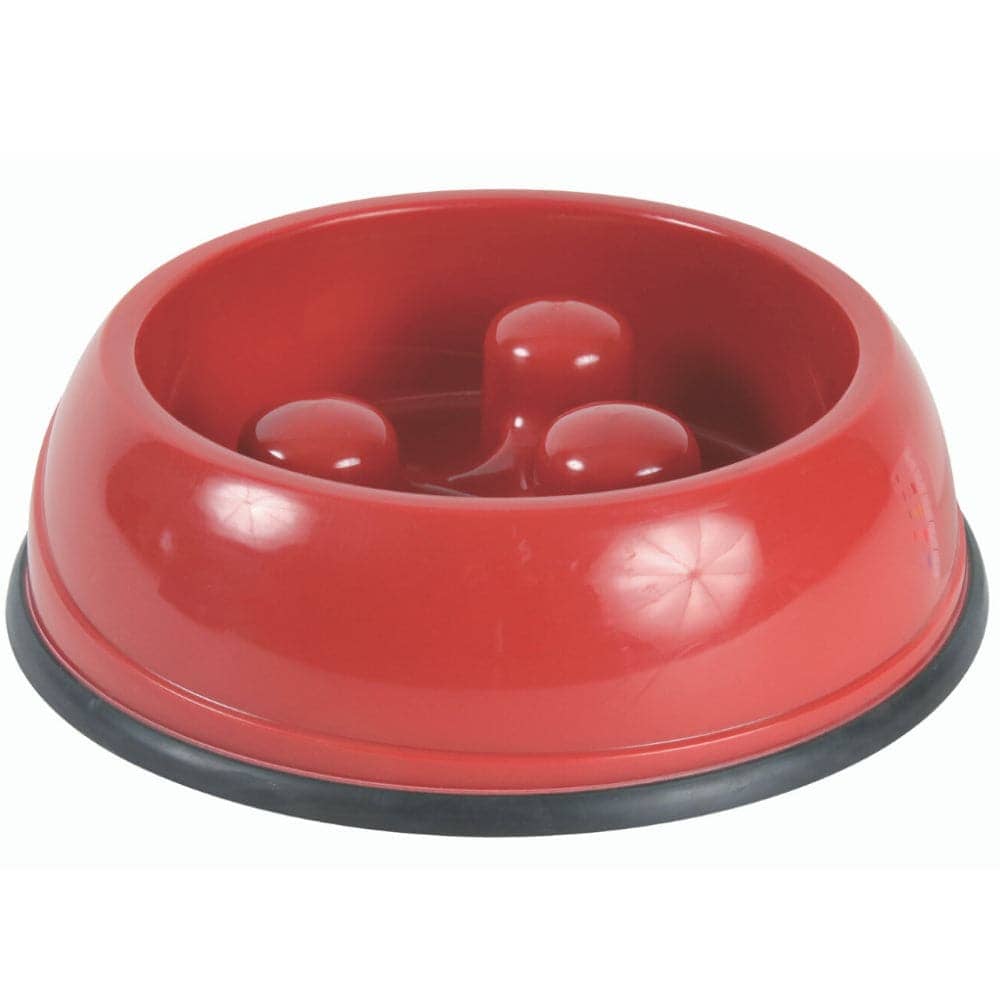 Trixie Slow Feed Plastic Bowl for Dogs
