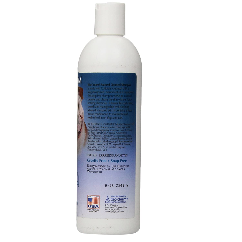 Bio-Groom Natural Oatmeal Soothing Shampoo for Pets