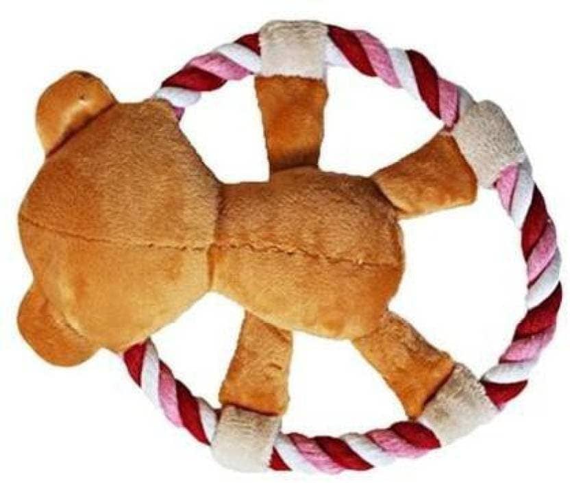 Pawsindia Crazy Frisbee Bear Toy for Dogs