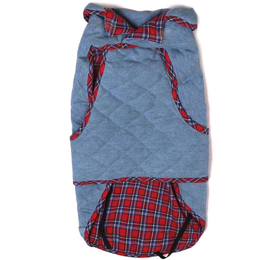 Mutt of Course Denim Jacket For Dogs(Light Blue)