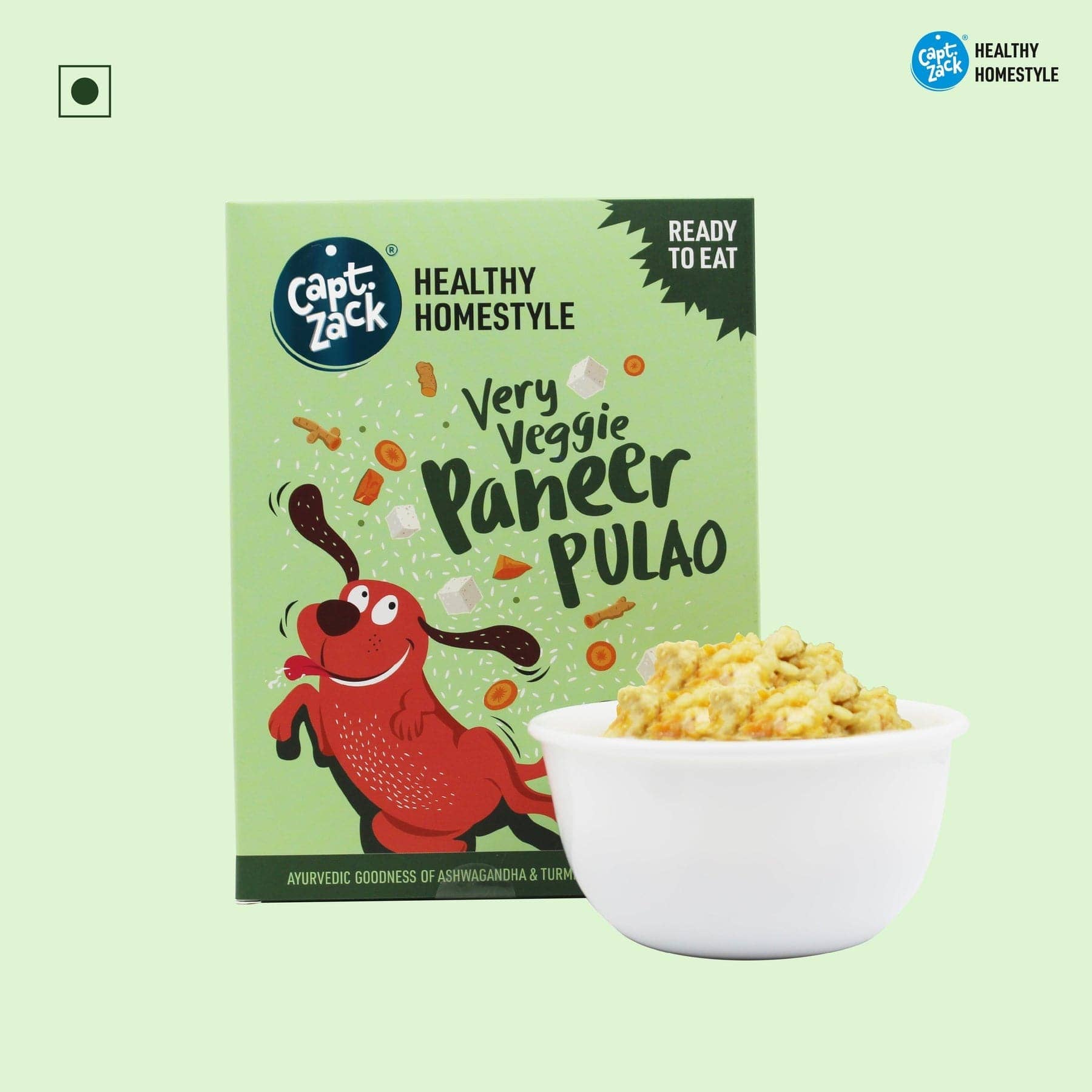 Captain Zack Paneer Pulao Fresh Food for Dogs