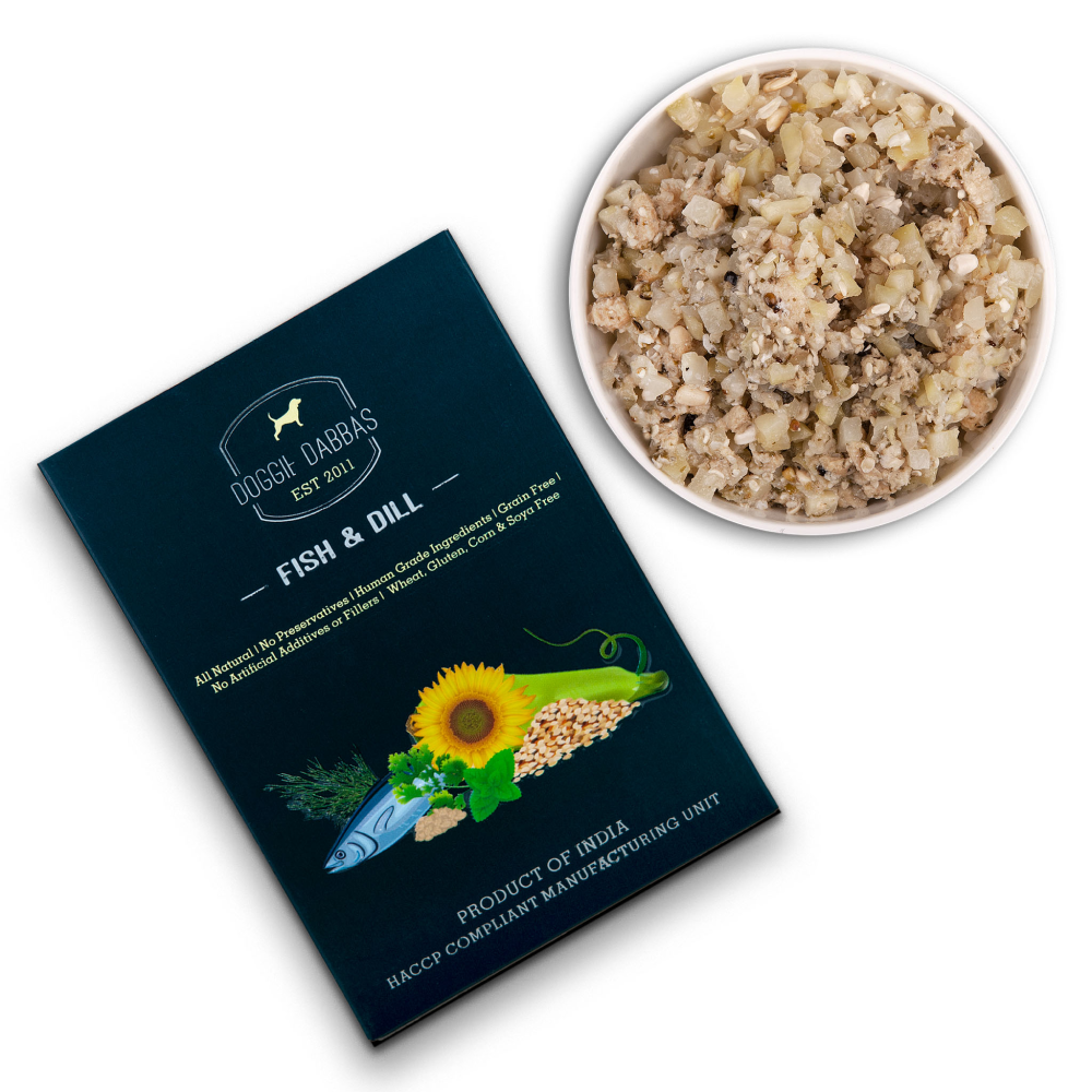 Doggie Dabbas Fish & Dill Fresh Dog Food