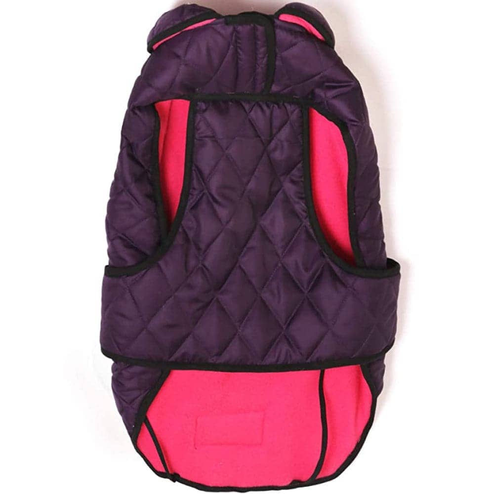 Mutt of Course Waterproof Bomber Jacket For Dogs (Purple)