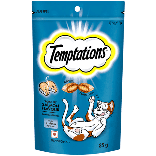 Temptations Savoury Salmon Flavoured Cat Treats