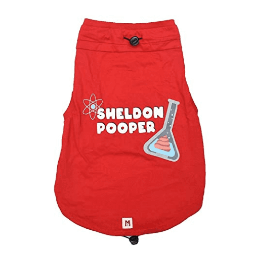 Mutt of Course Sheldon Pooper T-Shirt For Dogs