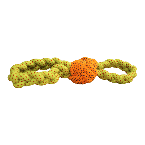 Hiputee Knotted Durable Figure Teething Rope Toy for Dogs (Assorted)